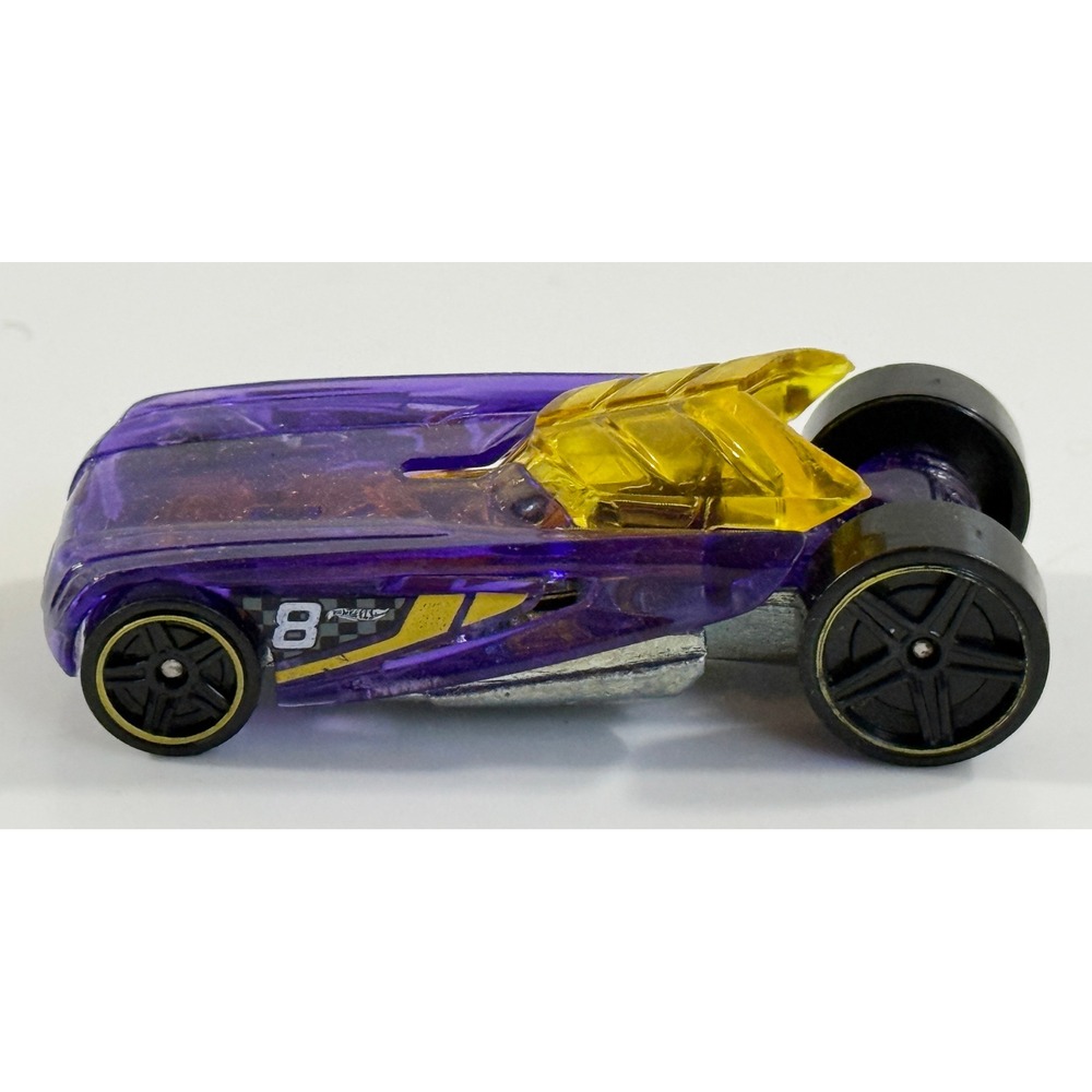 Hot Wheels Pharodox Toy Car Kids 1:64 Purple Translucent Yellow Canopy #8